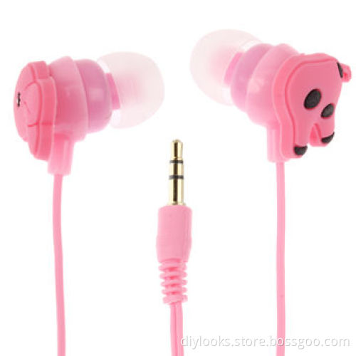 Funny Animal Style 3.5mm Cute Giraffe In-ear Earphones for MP4/iPod/iPhone, 1.2m Cable Length